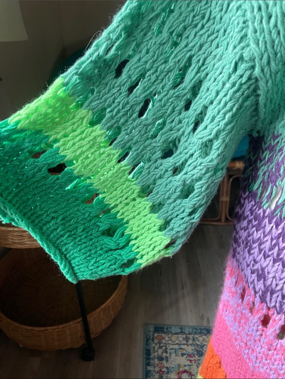 Colorful Maxi Cardigan - Picture 2 of 5
